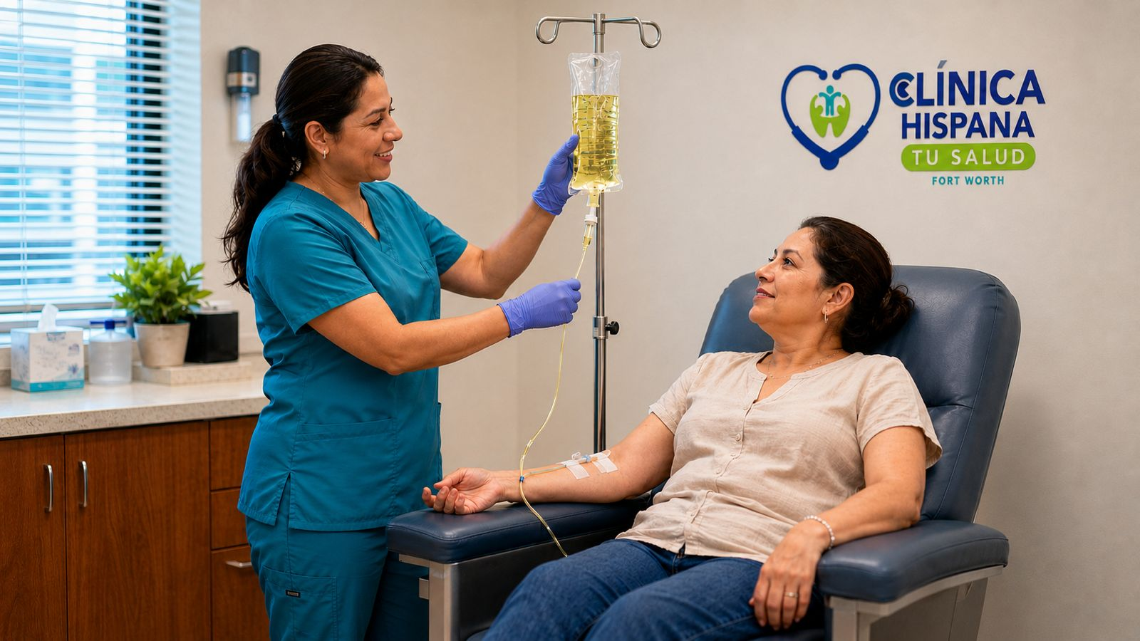 Terapia de sueros y vitaminas